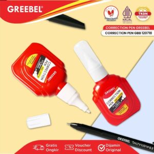 GREEBEL Correction Pen Cair Tip Ex / GBC 120718 (PCS) Stipo Tip-Ex