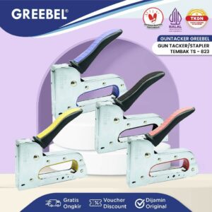GREEBEL Stapler Tembak / Gun Tacker ( TS-823) Guntacker Stepler Staples Tembak