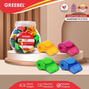 GREEBEL Serutan Sharpener Rautan Pensil 113 (PCS)