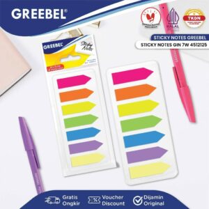 GREEBEL Sticky Note / Catatan Notepad GIN 7W 4512125