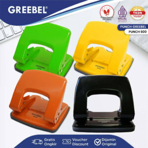 GREEBEL Pembolong Kertas Pelubang Kertas / Paper Punch 600 (PCS)