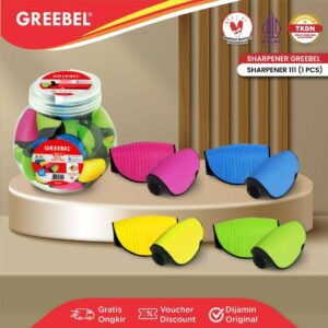 GREEBEL Rautan Serutan Sharpener (111) / Rautan Pensil