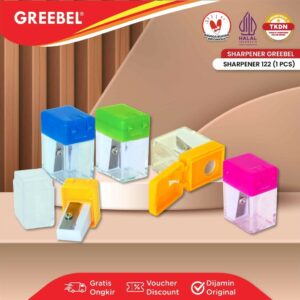 GREEBEL Rautan Pensil Serutan Sharpener 122 (PCS) / Rautan Pensil
