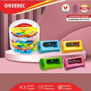 GREEBEL Rautan Pensil Serutan Sharpener 115 (PCS)