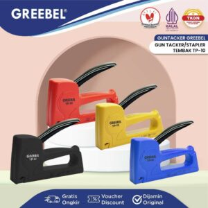 GREEBEL Stapler Tembak / Gun Tacker (TP-10) Guntacker Stepler Staples Tembak