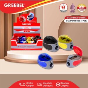 GREEBEL Rautan Pensil Serutan Sharpener 103 (PCS)