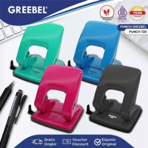 GREEBEL Pembolong Kertas Pelubang Kertas / Paper Punch 720 (PCS)