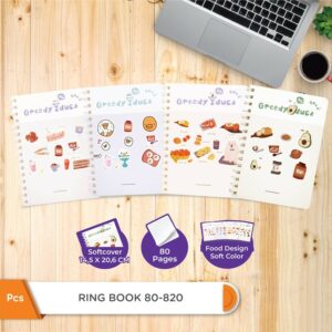 GREEBEL BOOK 80-820 / Buku Catatan RING Spiral Notebook / Agenda Planner Lucu unik