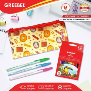 GREEBEL Bingkisan Hampers Ulang Tahun Anak / Stationery Set Hampers 002 / Hadiah Lomba