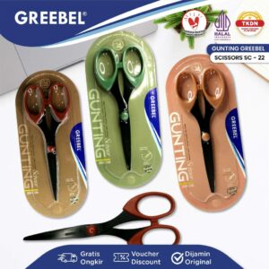 GREEBEL Gunting Scissor Aesthetic (SC-22) / Gunting Rumah Dan Kantor Stainless Anti Karat Nyaman Digunakan