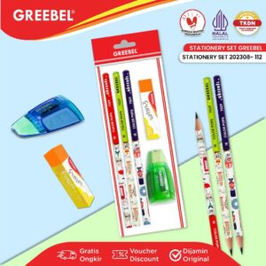 GREEBEL Paket Alat Tulis Sekolah / Stationery Set 202308-112 / Hampers Ulang Tahun Kado Anak