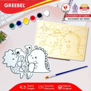 PARKO Paket Hemat Lengkap Melukis / DIY Painting Set For Kids 251012 / Painting Kit / Hadiah Lomba Hampers Ulang Tahun