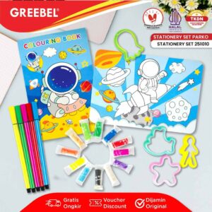 PARKO Paket Lomba Mewarnai Anak Tk Sd / DIY Coloring Set For Kids 251010 / Hadiah Hampers Ulang Tahun