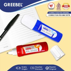 GREEBEL Correction Pen Cair Tip Ex / GBC 120719 (PCS) Stipo Tip-Ex