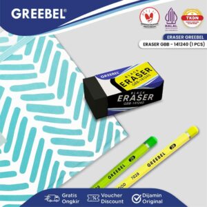 GREEBEL Eraser Stip Hapusan GBB-141240S (1 PCS) Penghapus Pensil
