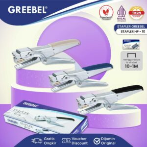 GREEBEL Stapler Stepler Jepretan (HP-10) / Steples