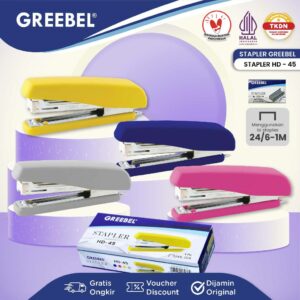 GREEBEL Stapler Stepler Jepretan (HD-45) / Staples Anak Lucu