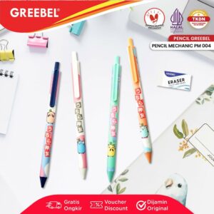 GREEBEL Pensil Mekanik PM-004 Chubby Mouse (1PCS) / Mechanical Pencil / Propelling Pencil Mechanic
